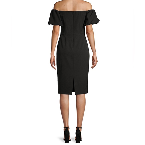 NWT Vince Camuto off the shoulder dress with puffed sleeves, size 2 - Picture 2 of 2